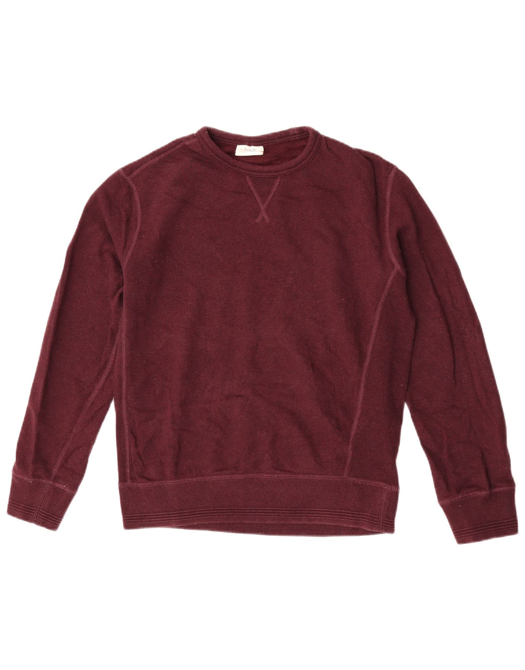 Marks & Spencer Sweat-shirt pour homme en coton bordeaux Taille S