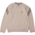 ADIDAS Sweat-shirt coupe ample pour homme UK 36/38 Petit Blanc Polyester