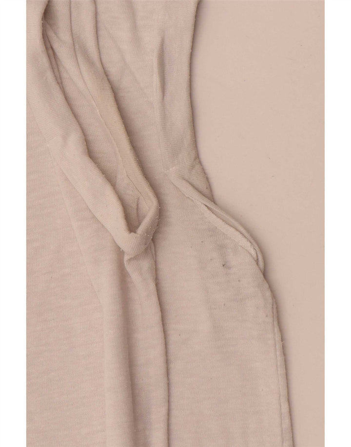 Gap Débardeur Femme UK 14 Lin Blanc Moyen