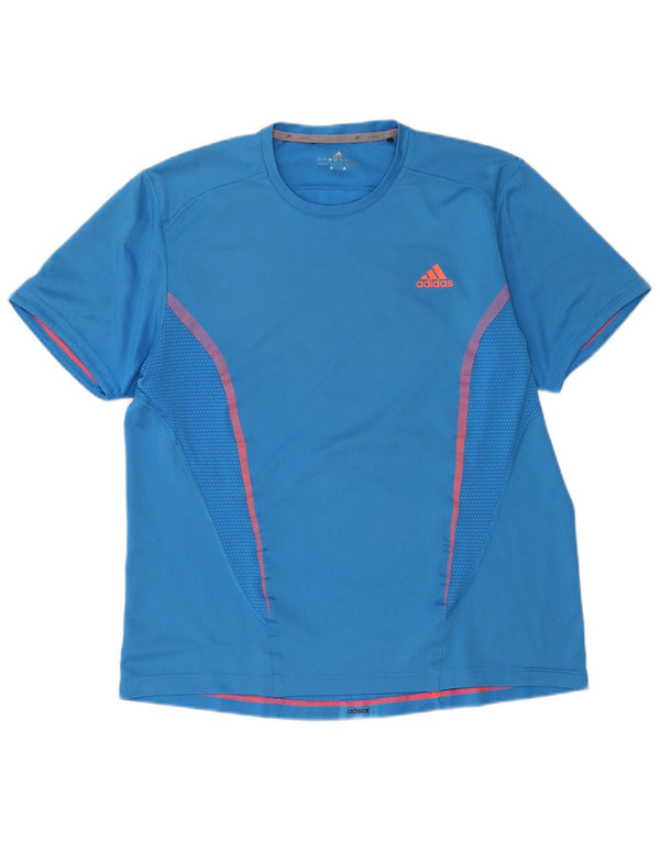 Adidas T-Shirt Homme Haut Grand Bleu Polyester