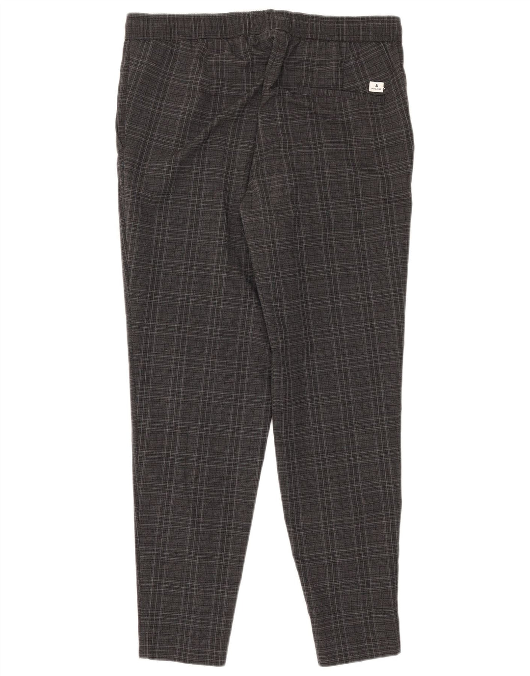 Jack & Jones Pantalon Chino Slim Homme Gris Carreaux Polyester