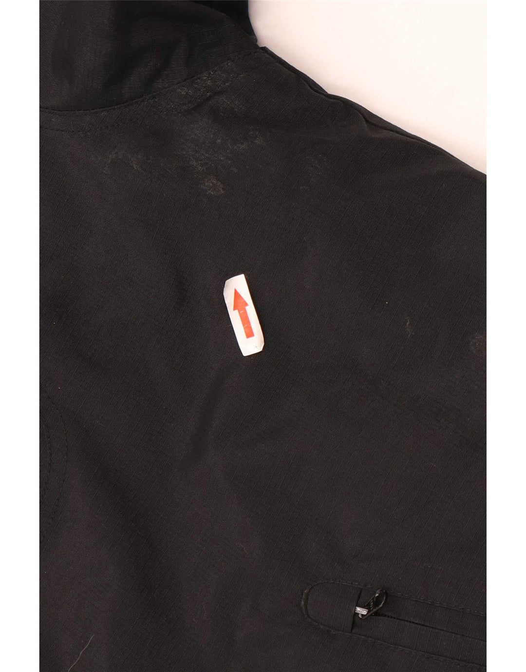 Nike Veste coupe-vent à capuche graphique pour homme UK 42/44 Large Noir Polyester