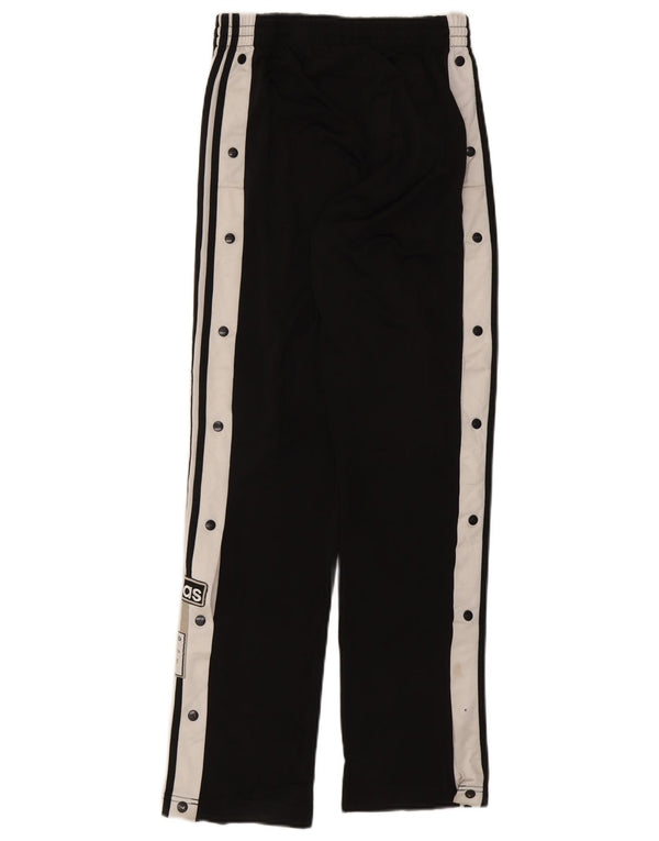 Adidas Pantalon de survêtement graphique pour femme UK 8 Small Noir Colourblock