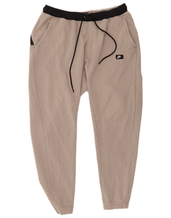 NIKE Pantalon de survêtement pour hommes Joggers Large Gris Coton