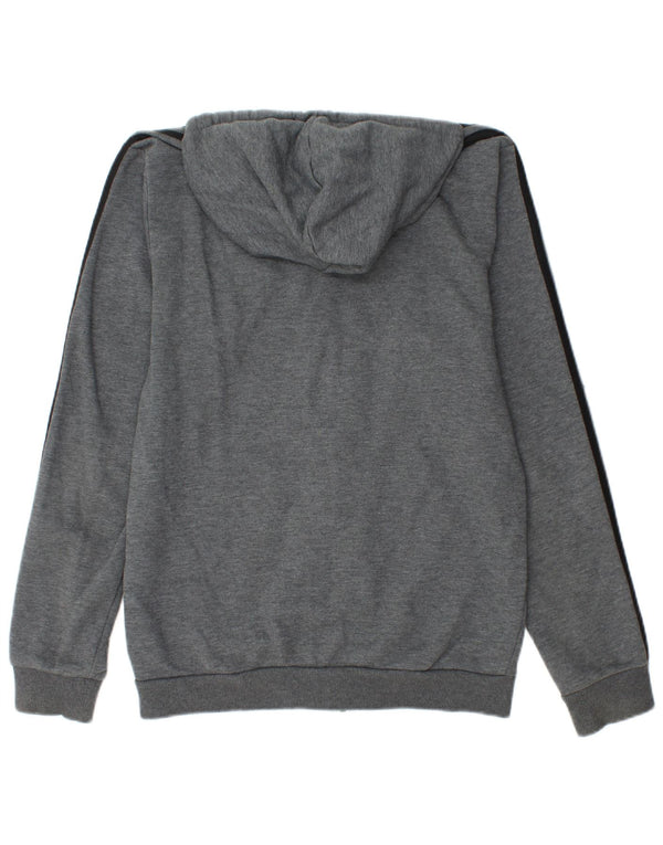 Adidas Mens Zip Hoodie Sweater Small Grey Cotton