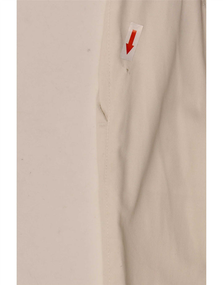 North Sails Pantalon Chino Droit Femme IT 44 Medium W32 L25 Blanc