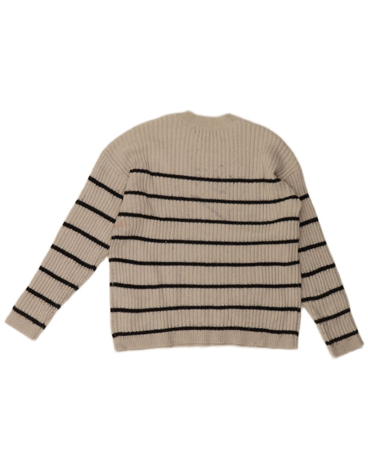 Marks & Spencer Pull à col rond pour femme UK 12 Medium Off White
