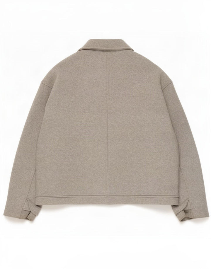 Zara Womens Bomber Jacket UK 16 Large Gris Coton