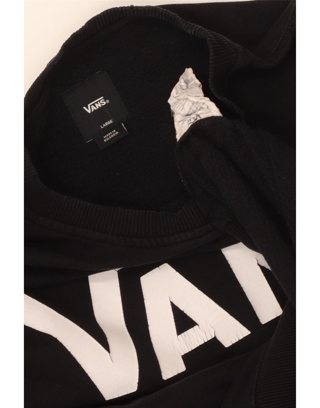 Vans Sweat-shirt graphique pour hommes, grand coton noir