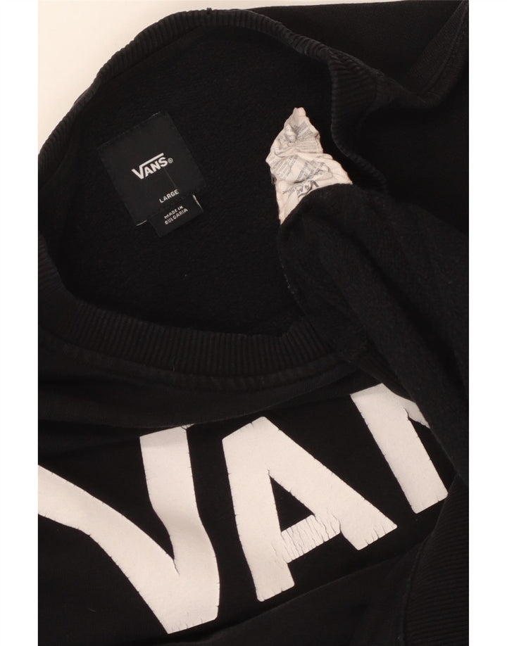 Vans Sweat-shirt graphique pour hommes, grand coton noir