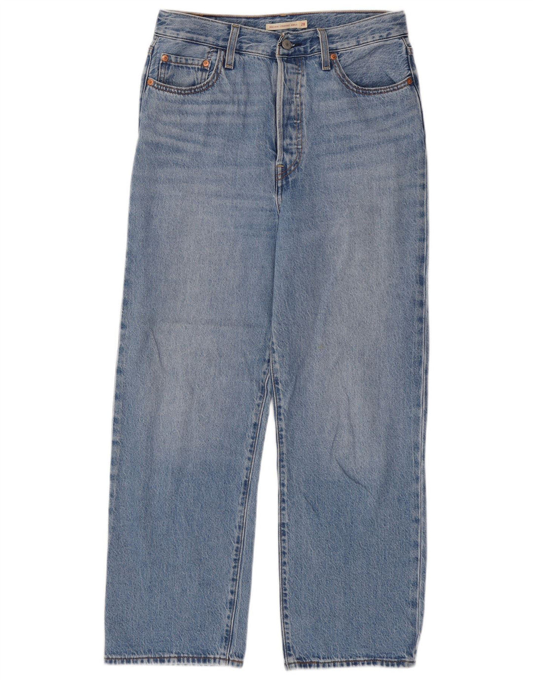 Levi's Jean Droit Ribcage Femme W28 L27 Bleu Coton