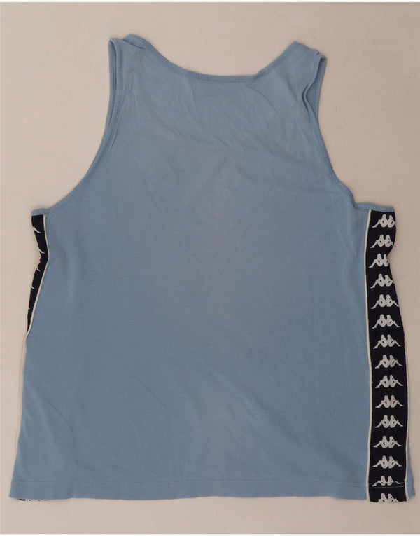 Kappa Débardeur Graphique Homme Large Bleu Colorblock
