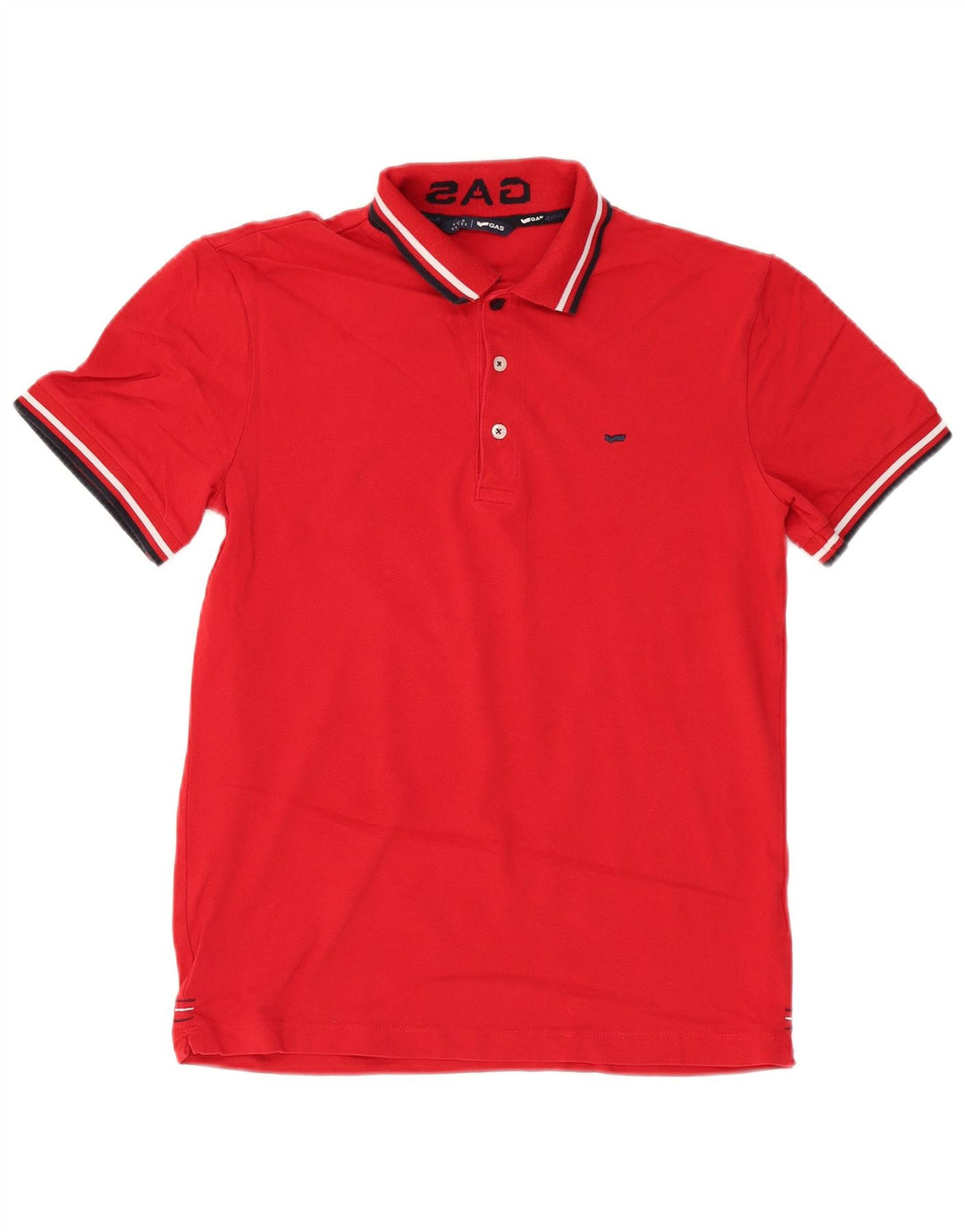GAS Polo Garçon 15-16 ans Grand Rouge Coton