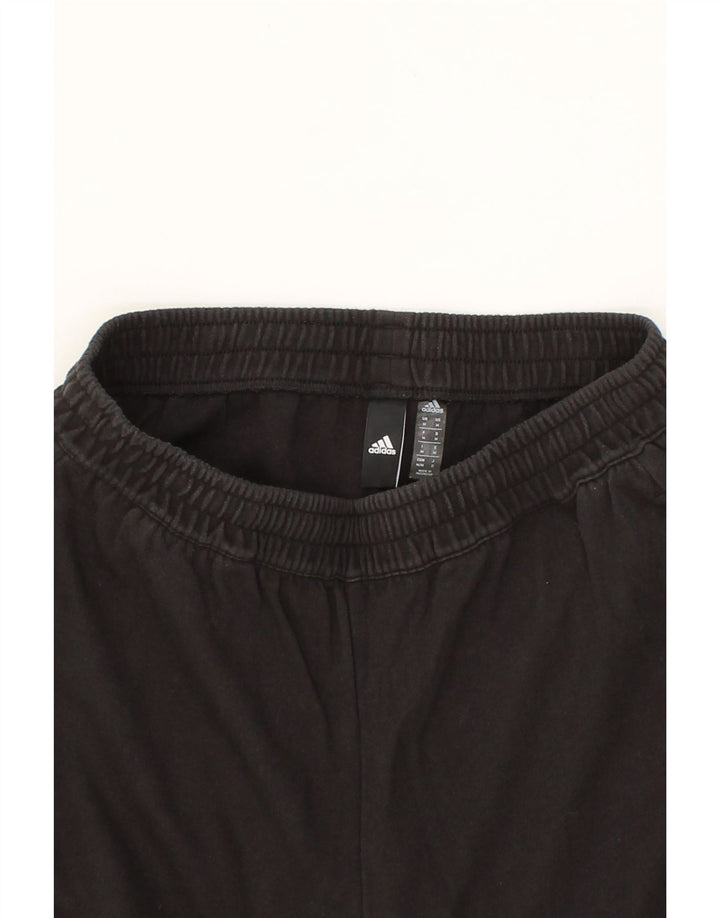 ADIDAS Mens Three Stripes Tracksuit Trousers Joggers Medium  Black Cotton Vintage Adidas and Second-Hand Adidas from Messina Hembry 