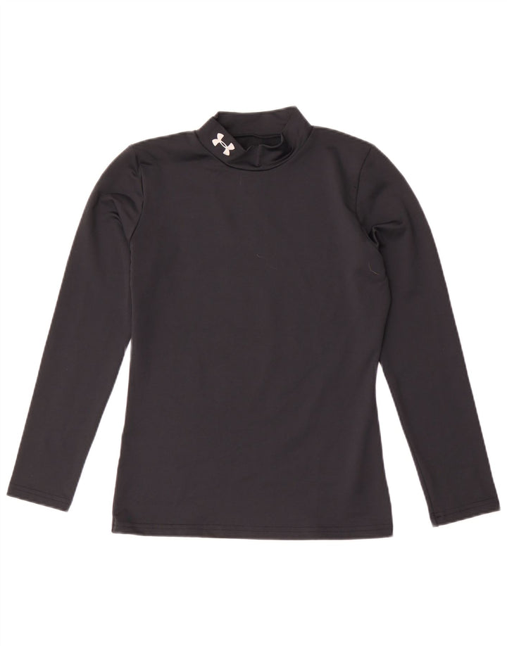 Under Armour Cold Gear Top à manches longues pour garçon 11-12 ans Noir Taille L