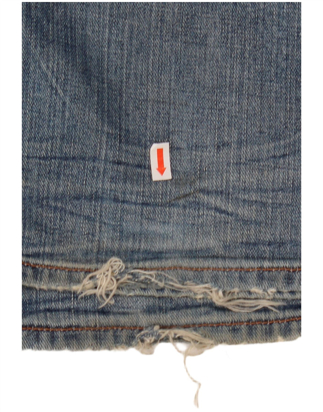 Tommy Hilfiger Jean droit vieilli pour homme W32 L35 Bleu