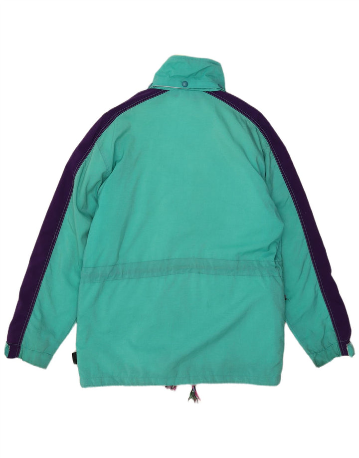 Great Escapes Veste de ski à capuche pour homme IT 48 Vert moyen Colourblock