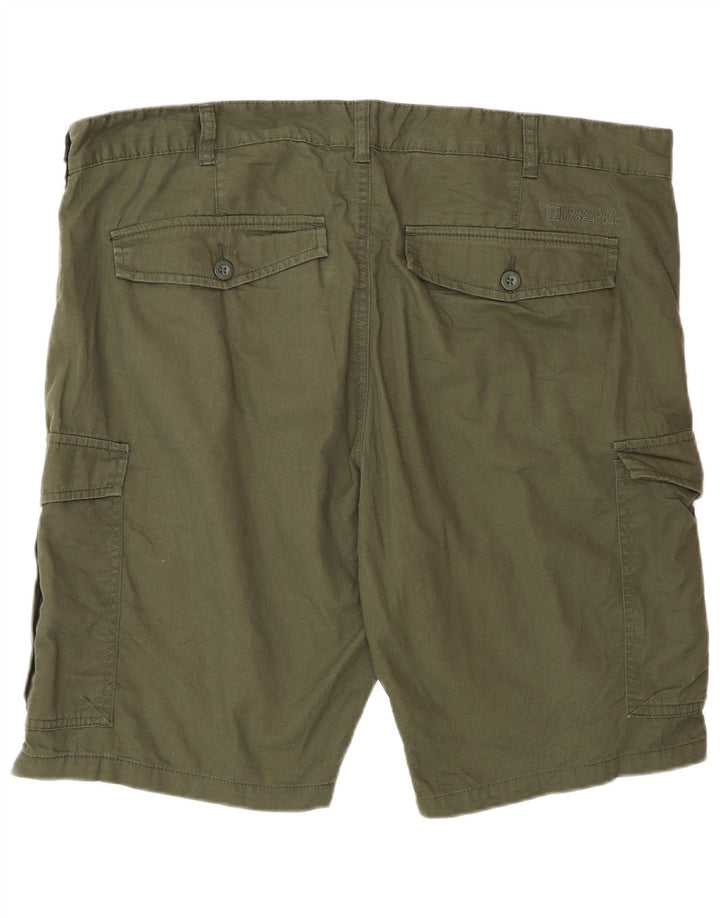 Mountain Warehouse Short cargo pour homme W40 XL en coton vert