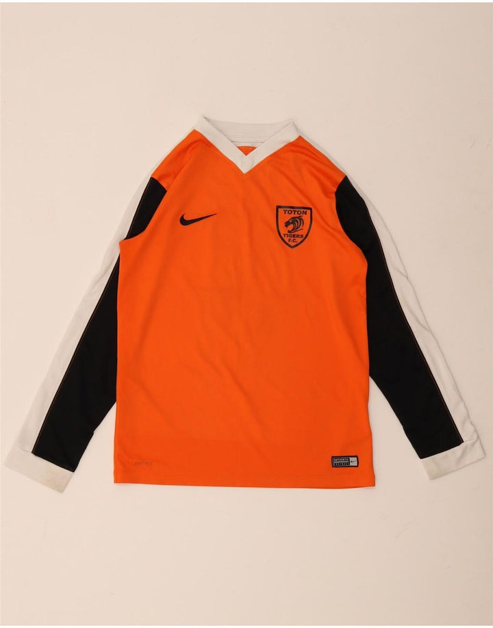 Nike Haut graphique à manches longues pour garçon 12-13 ans Orange Taille L