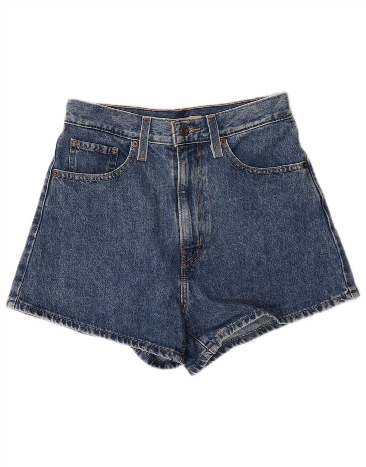 Levi's Short En Jean Taille Haute W27 Femme Petit Bleu Coton