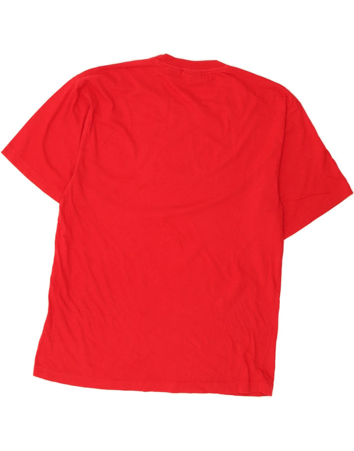 FILA Mens Graphic T-Shirt Top 2XL Red Vintage Fila and Second-Hand Fila from Messina Hembry 