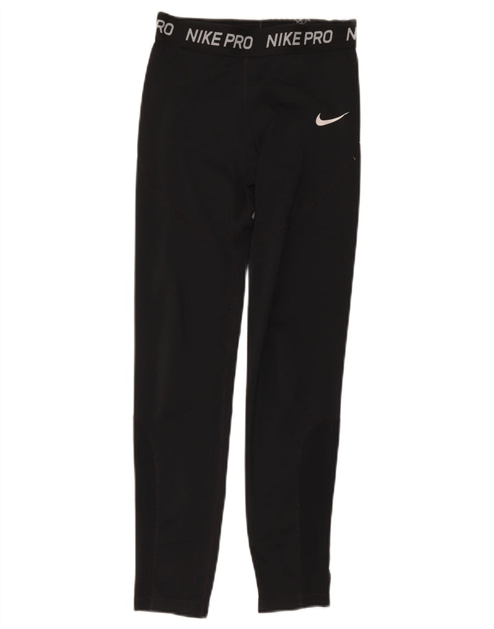 Leggings graphiques Nike pour garçons 9-10 ans Noir Polyester