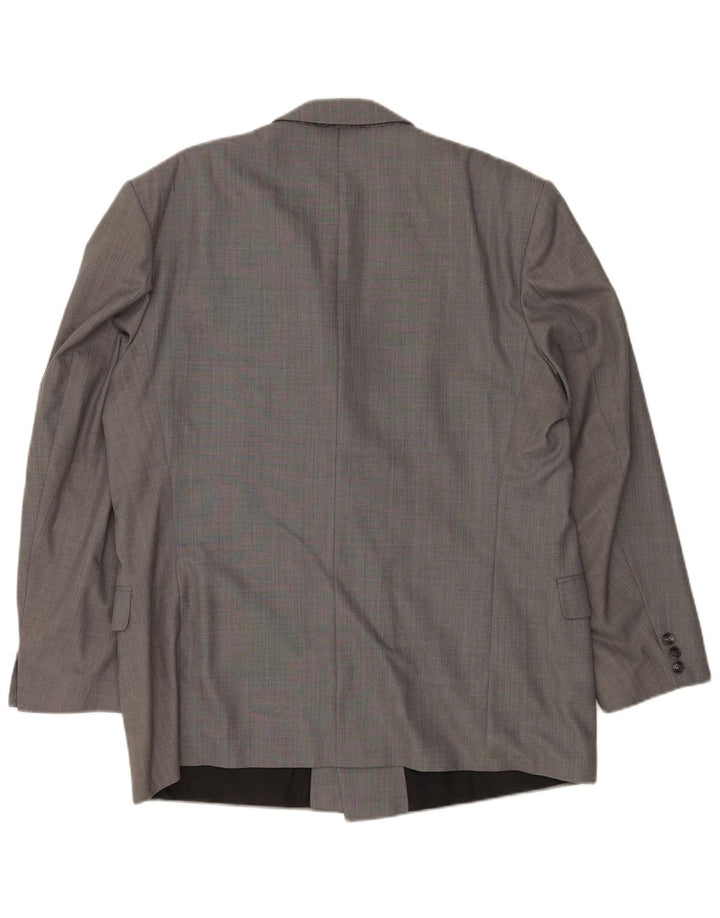 C & A Veste Blazer Double Boutonnage Homme IT 54 2XL Gris Polyester