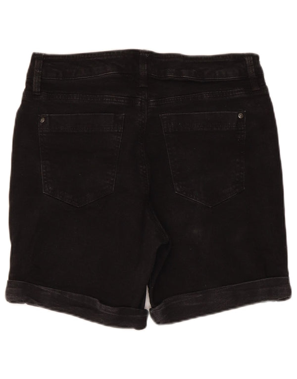 Dkny Short en jean pour femme US 12 Large W30 Coton noir