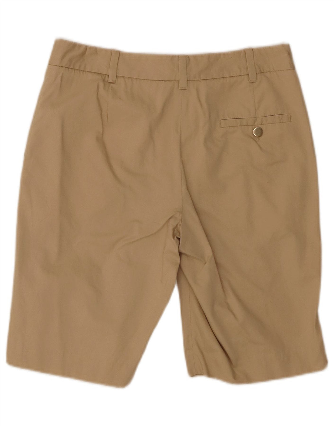 Massimo Dutti Short Chino Femme W26 Petit Coton Beige