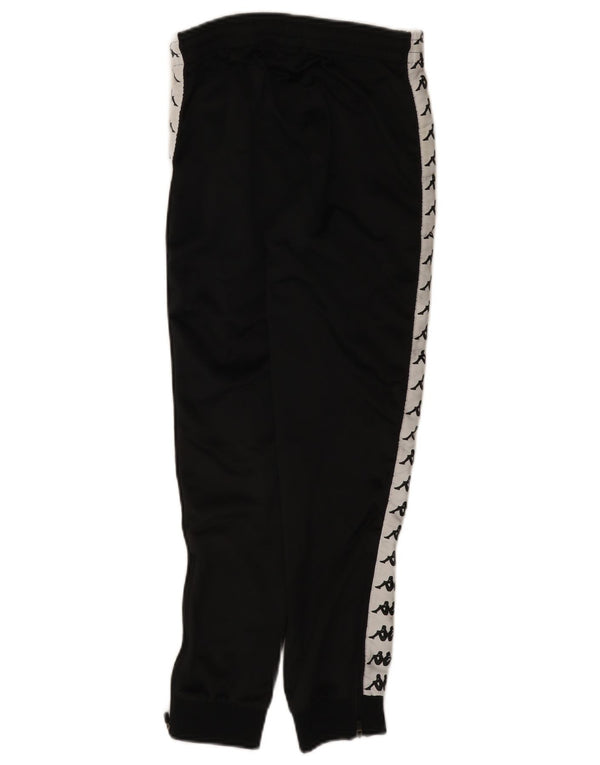 Kappa Pantalon de survêtement graphique pour garçon 11-12 ans Noir Colourblock