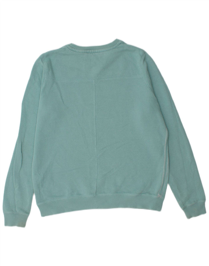 Fat Face Pull graphique à col rond pour femme Bleu moyen UK 12