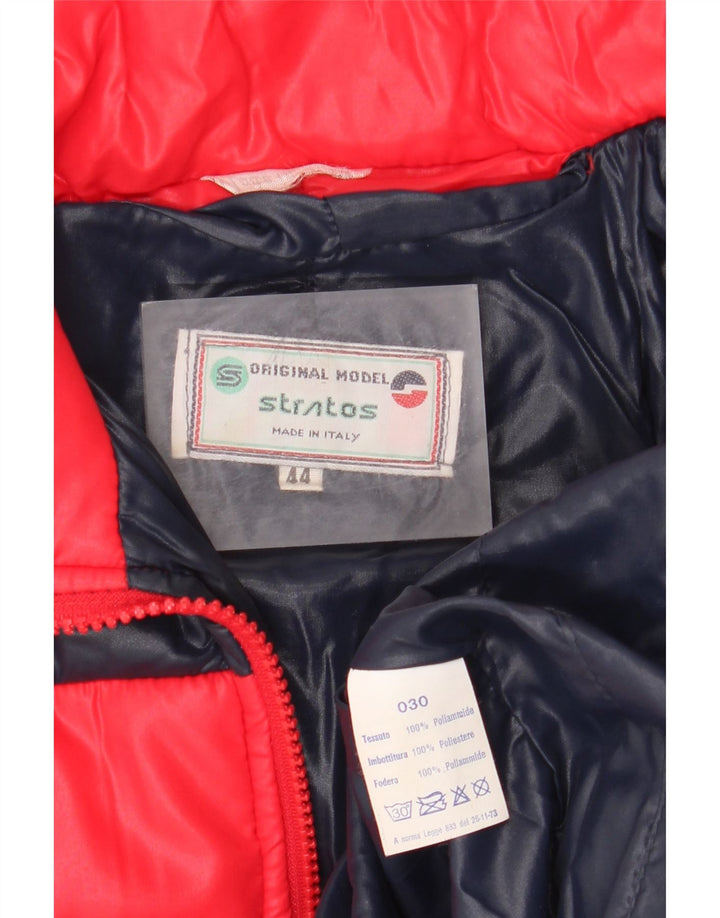 Stratos Veste matelassée Femme IT 44 Rouge Moyen Colourblock Polyamide