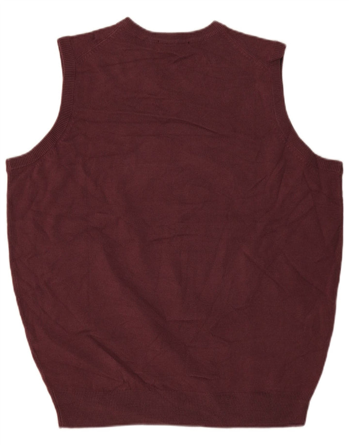 James Pringle Débardeur Homme Acrylique Bordeaux Moyen