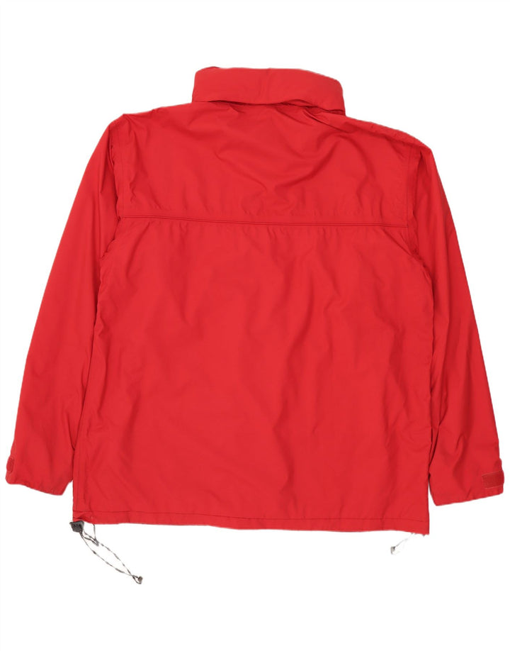 SALEWA Veste coupe-vent à capuche pour homme EU 50 Large Rouge Polyamide