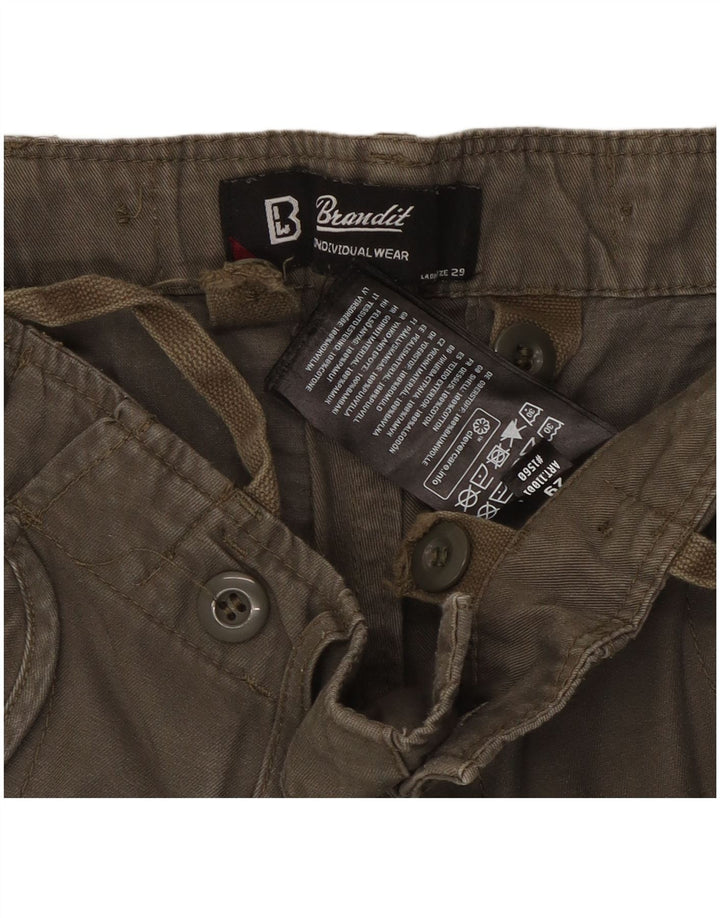 Brandit Pantalon Cargo Femme W29 L29 Kaki Coton