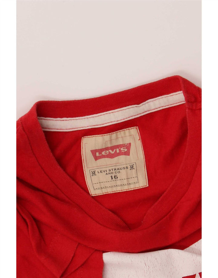 Levi's T-Shirt Graphique Garçon 15-16 ans Rouge
