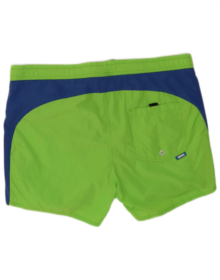 Arena Short de Bain Homme Vert Moyen Colourblock Polyester