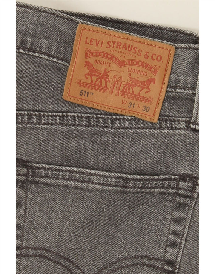 Levi's Jean Slim 511 Homme W31 L30 Gris Coton
