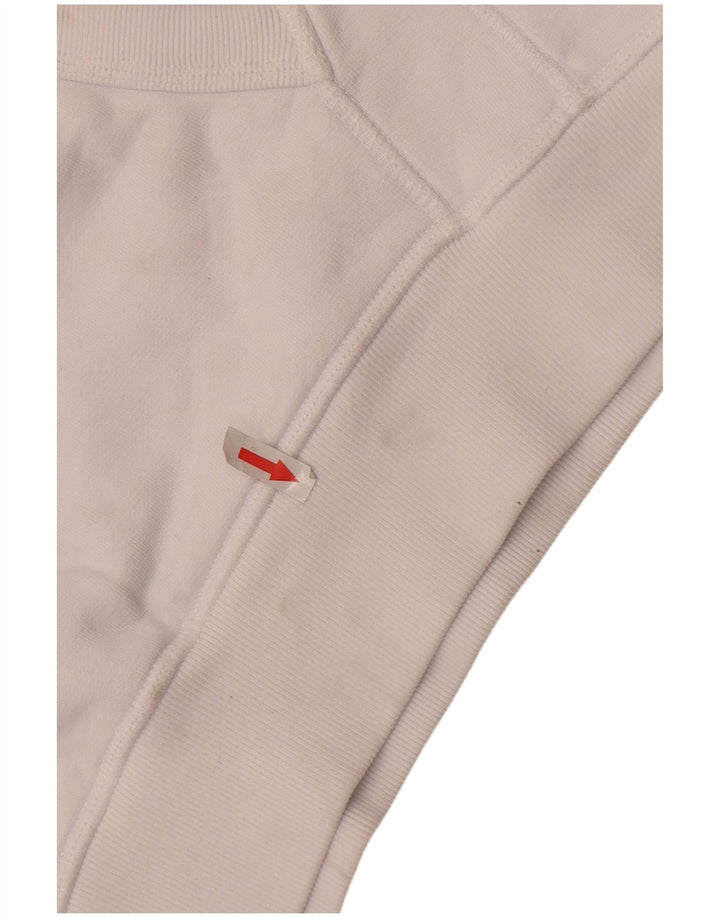 Jack Wills Pull à capuche graphique pour homme en coton blanc moyen