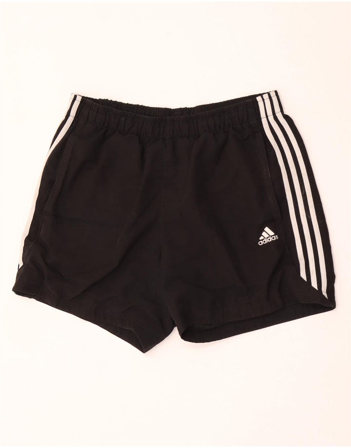 Adidas Short de sport Climalite pour homme, grand, noir, polyester