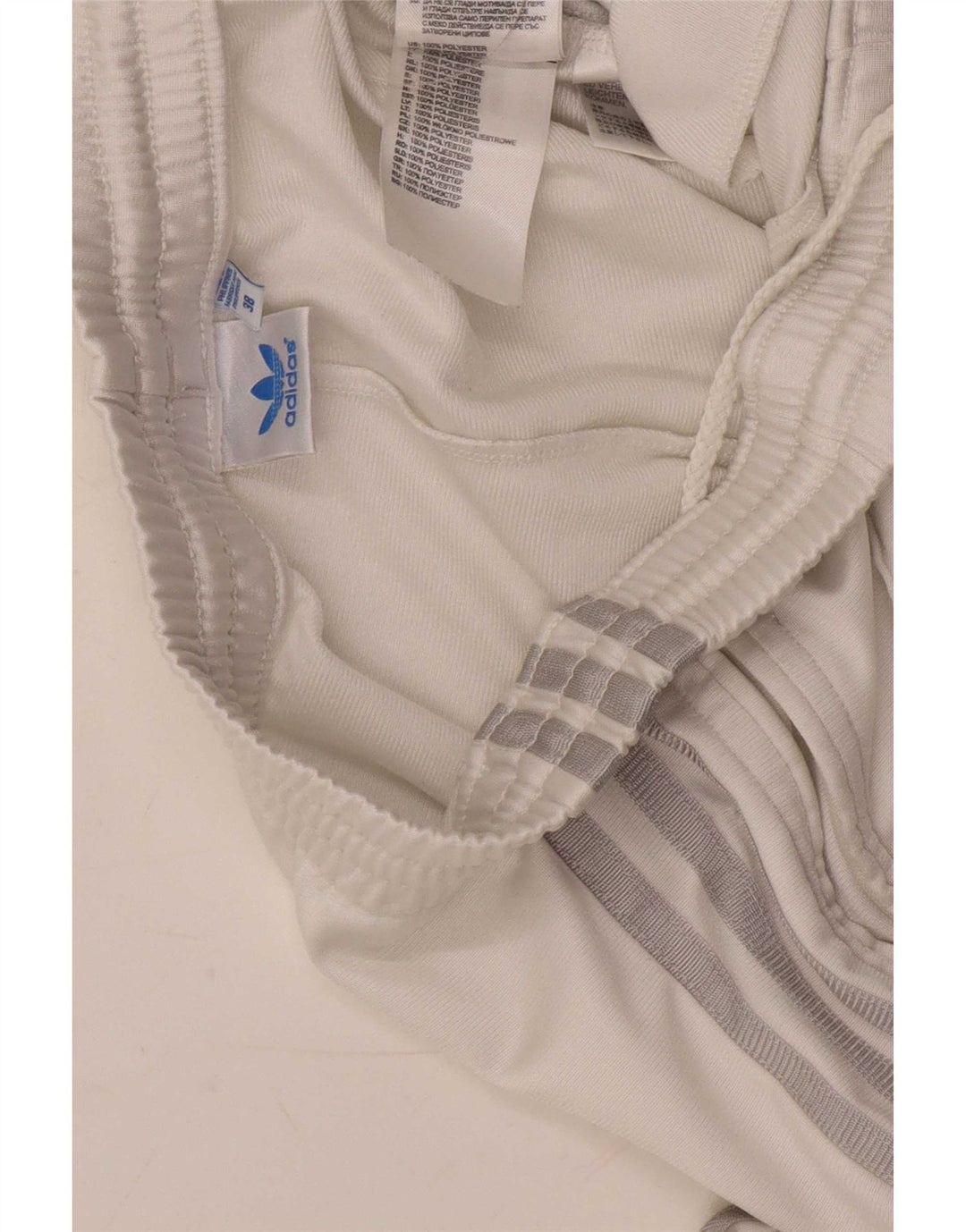 Adidas Pantalon de survêtement pour femme EU 38 Medium Blanc Polyester