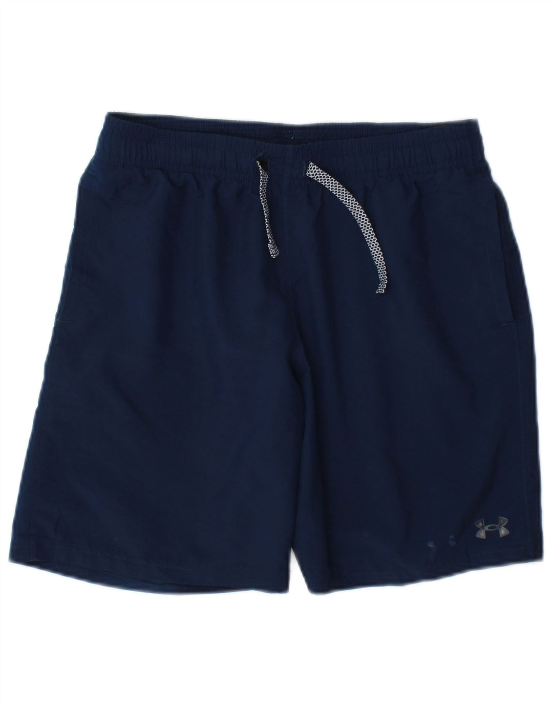 Under Armour Short de Sport Garçon 11-12 Ans Large Bleu Marine Polyester
