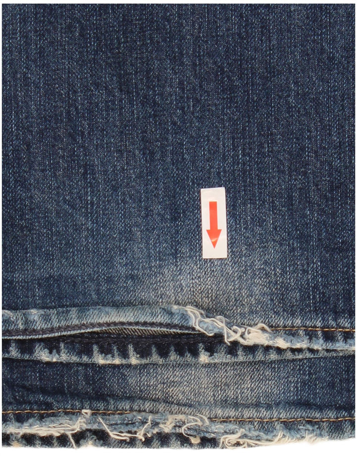 Fat Face Jean Bootcut Homme W36 L32 Bleu Marine Coton