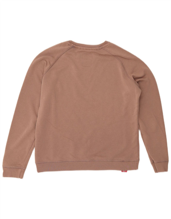 ALPHA INDUSTRIES Sweat-shirt graphique pour femme UK 14 Marron moyen