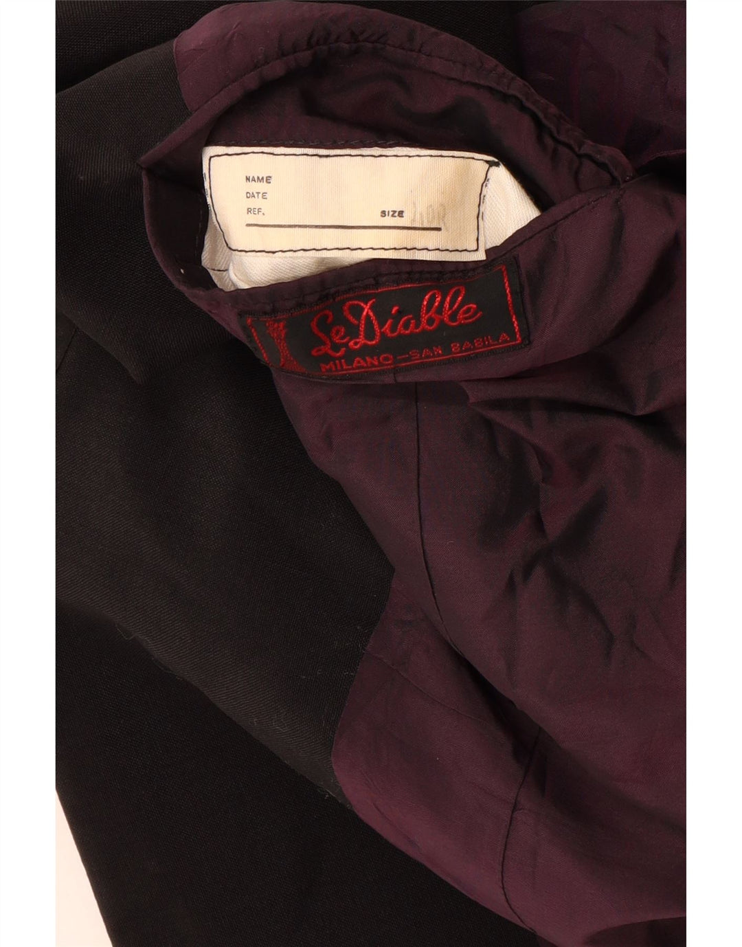 San Babila Veste Blazer Milano 1 Bouton pour Homme UK 40 Large Noir