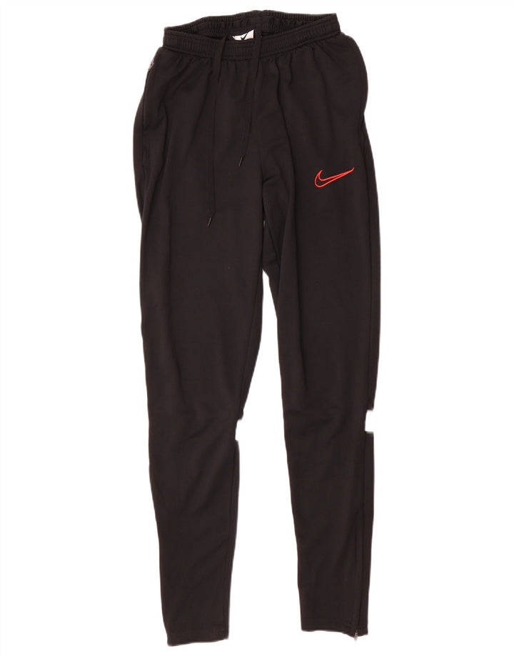 Nike Pantalon de survêtement Dri Fit pour homme Taille S en polyester color block noir