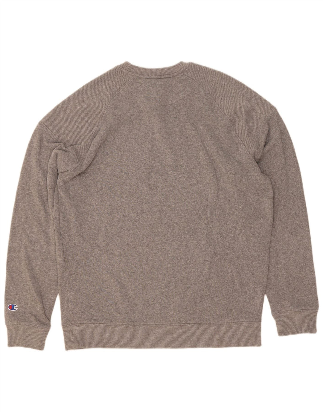 Champion Sweat-Shirt Homme Gris Moyen Moucheté Polyester
