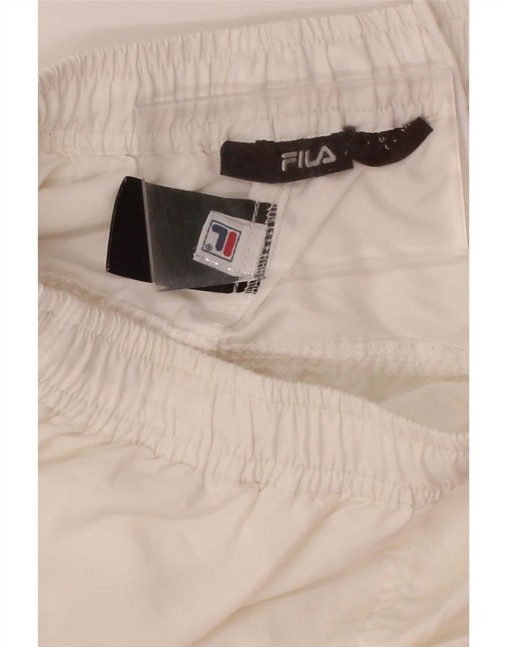 FILA Womens Tracksuit Trousers UK 16 Large  Beige Polyester Vintage Fila and Second-Hand Fila from Messina Hembry 