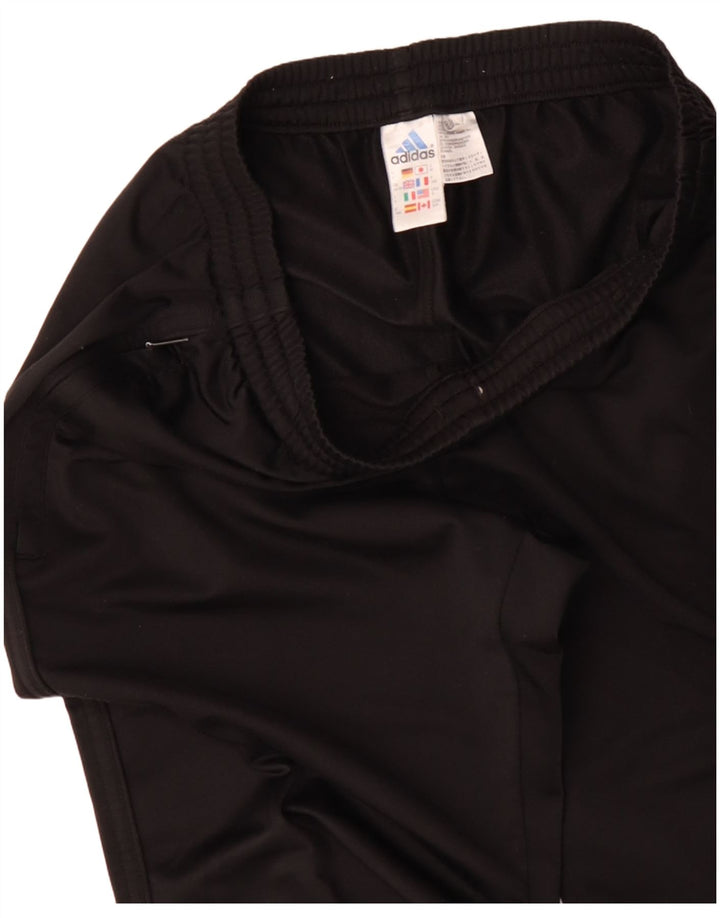 Adidas Pantalon de survêtement pour homme UK 36/38 Petit Noir Polyester