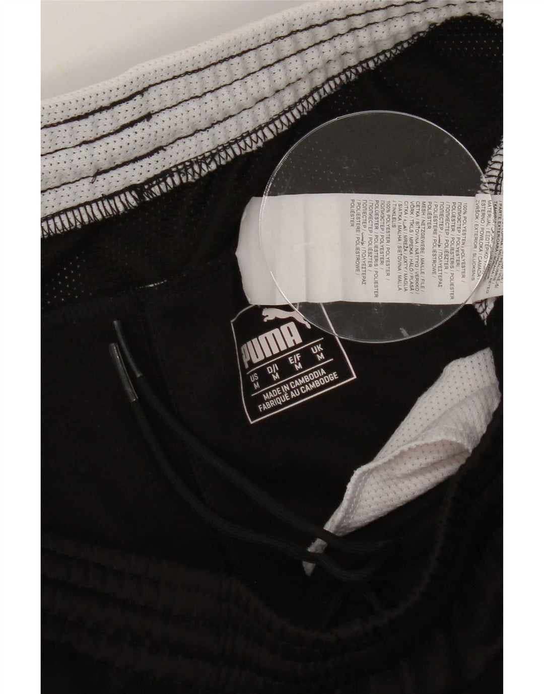 Puma Short Graphic Sport Homme Noir Moyen Polyester